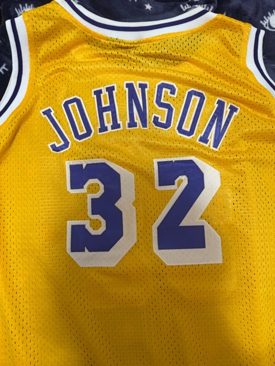 Mitchell & Ness Other - Mitchell & Ness Los Angeles Lakers Gold/Purple Johnson 32 Jersey